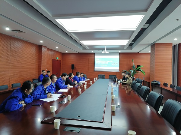 5月10日，彬州公司綠色工廠創(chuàng)建啟動會在行政會議室召開，渭化集團(tuán)副總經(jīng)理段立波、彬州公司副總經(jīng)理、生產(chǎn)部部長張安平等相關(guān)單位負(fù)責(zé)人參會.jpg